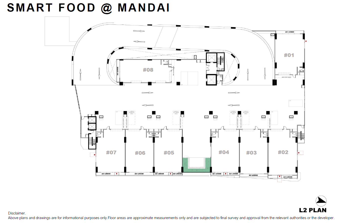 Smart Food Mandai 2楼整层平面图